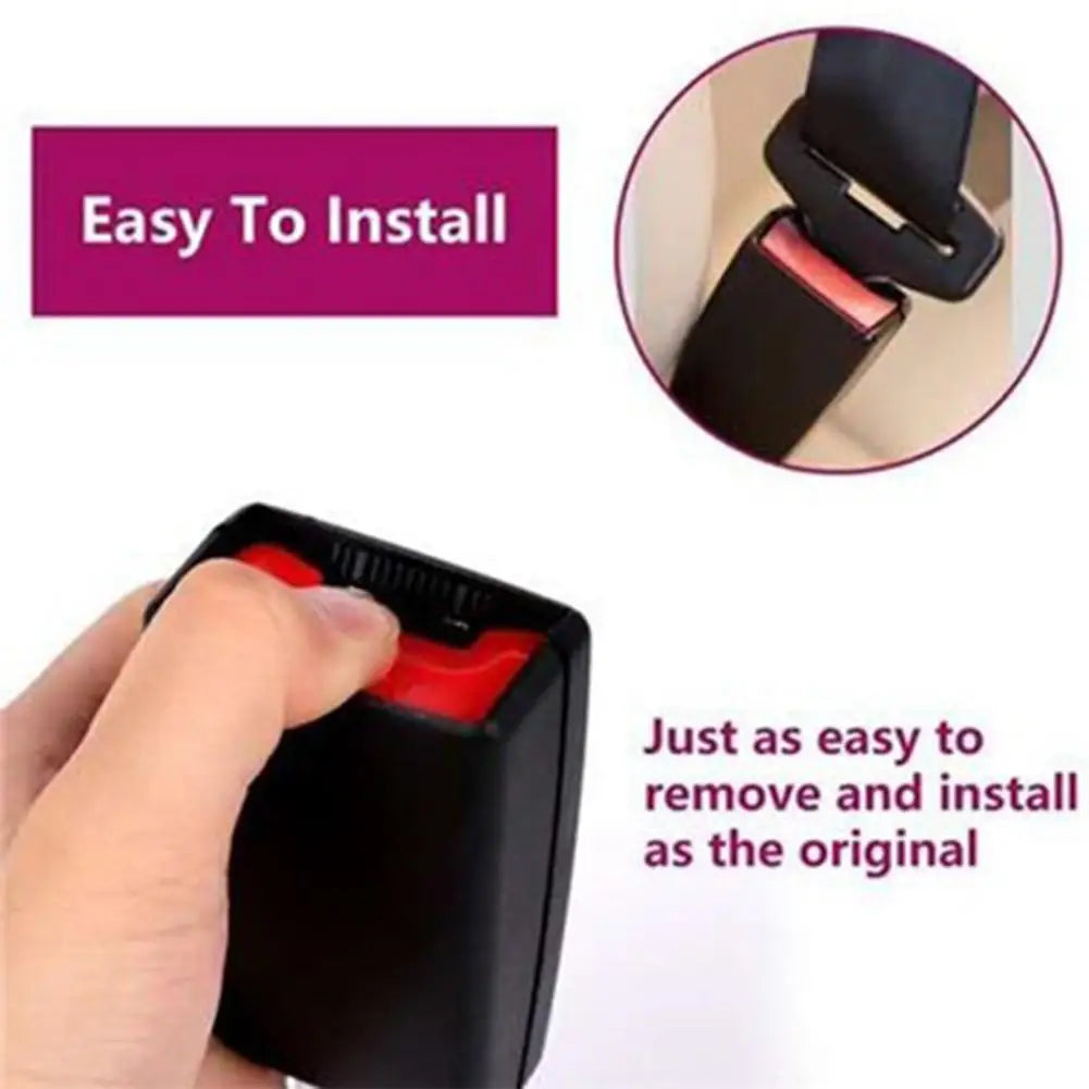 Car Seat Belt Extender Safety Seatbelt Extender Seat Belt Padding Extension Buckle Plug Buckle Seatbelt Clip Car Accessory Qme