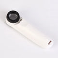40x LED Light Magnifying Glass Loupe Handheld Microscope Magnifier Qme white