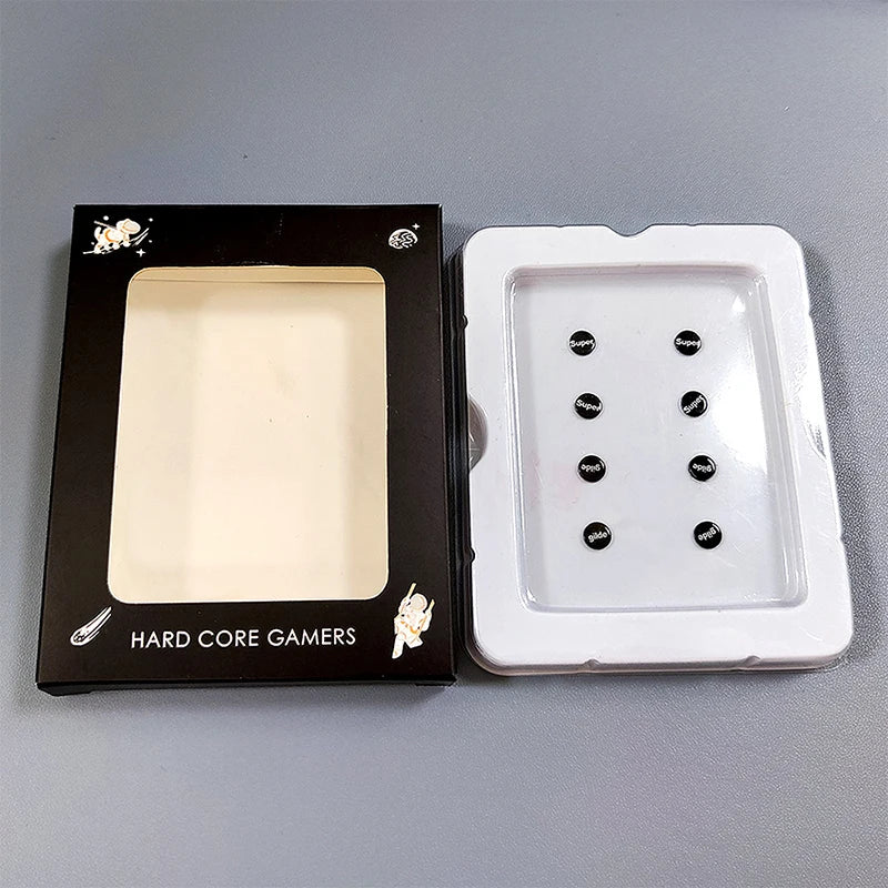 Glass Mouse Skates DIY Universal Dots Feet Pads Sticker Gaming Qme