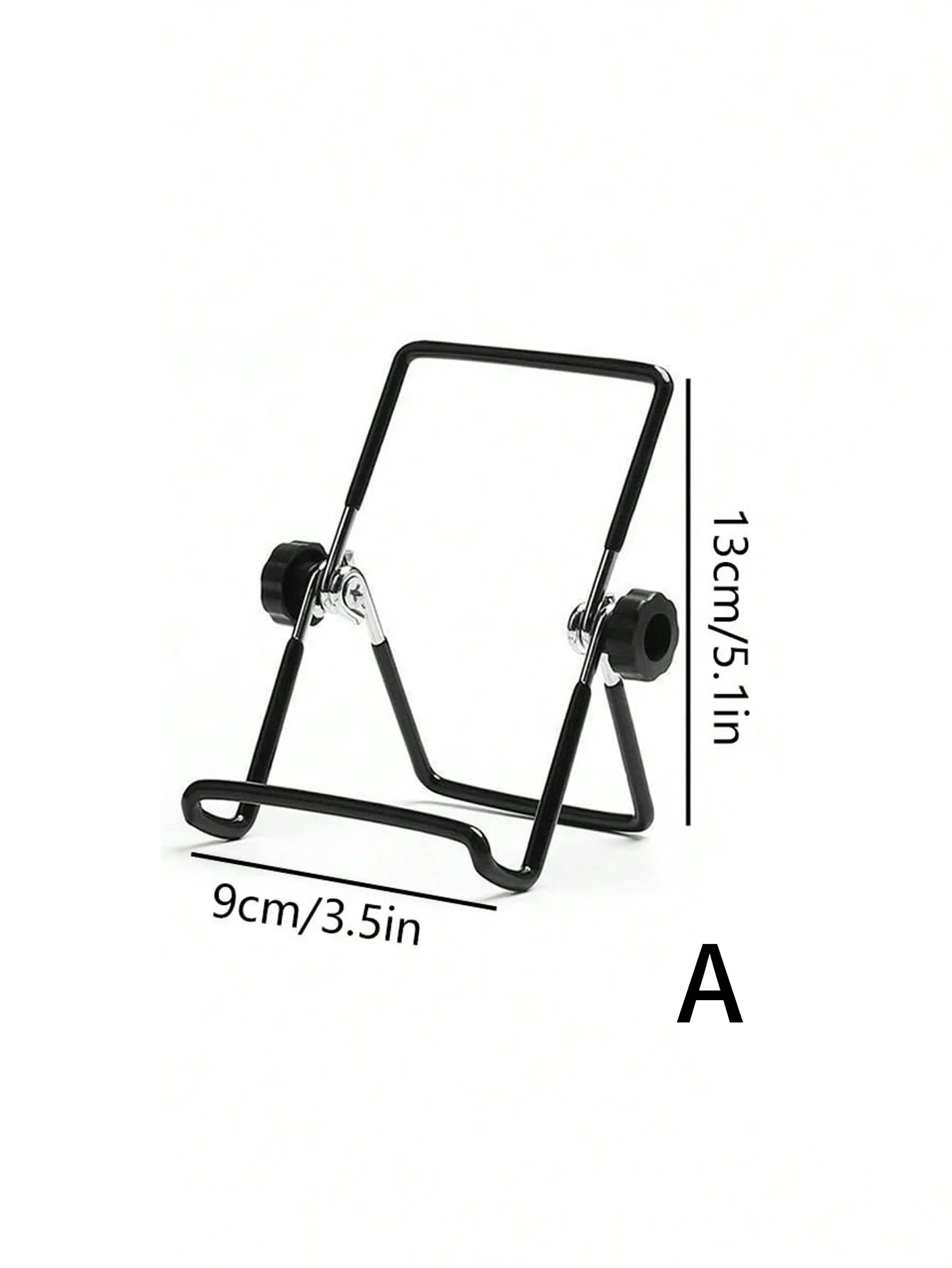 1 Metal Phone Tablet Folding Stand Qme black