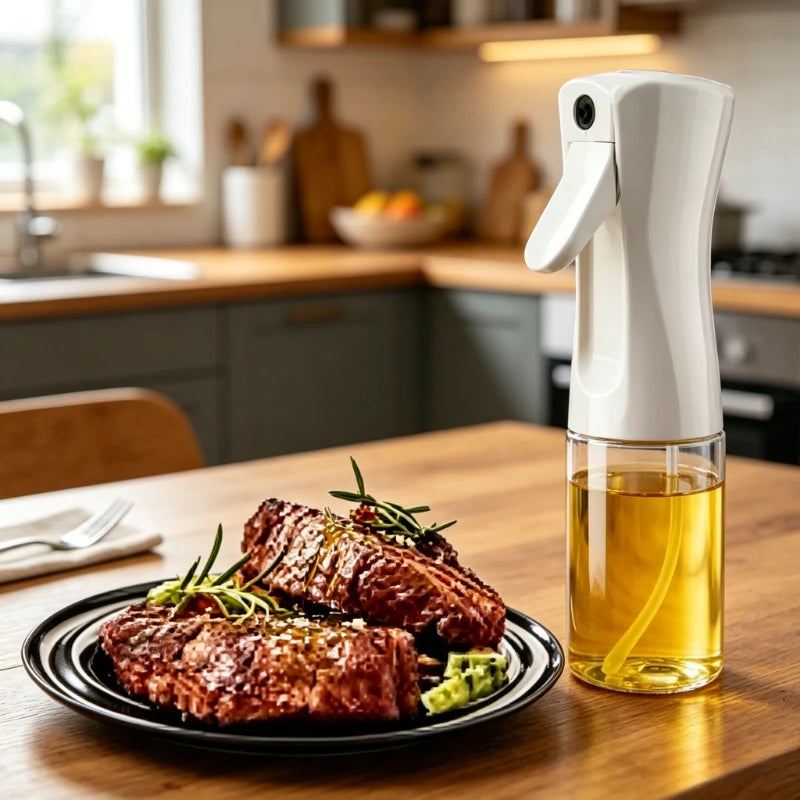 Portable Oil Sprayer Dispenser Bottle 200 300 Food Grade Olive Mister Qme