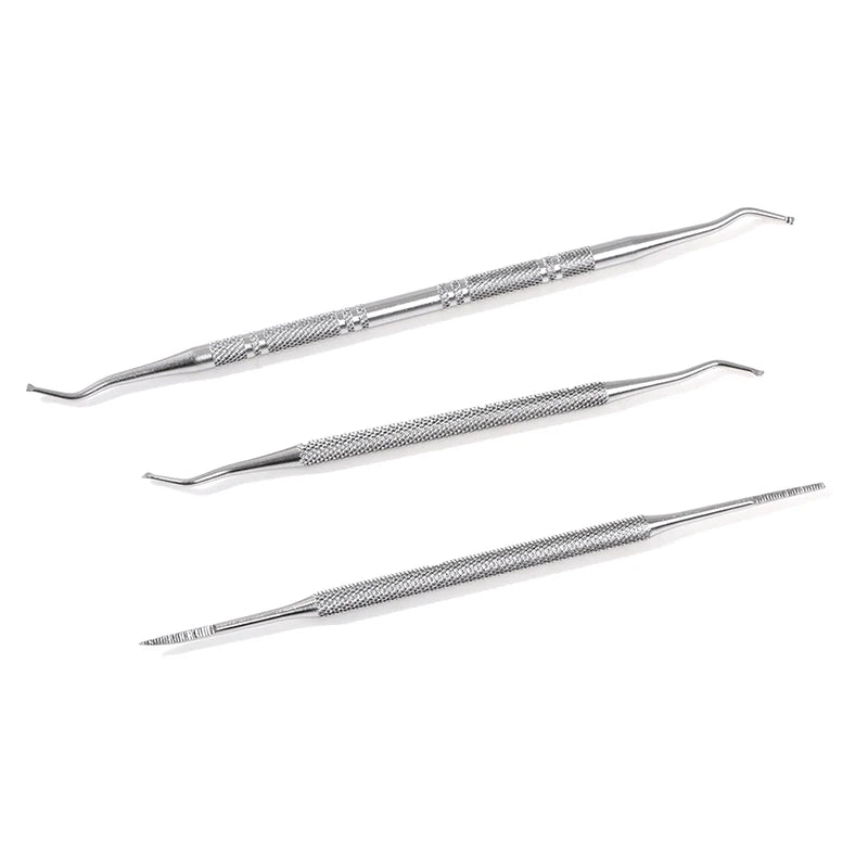 Double-ended Toe Nail Care Tool Ingrown Toenail Hook Lifter Filing Qme