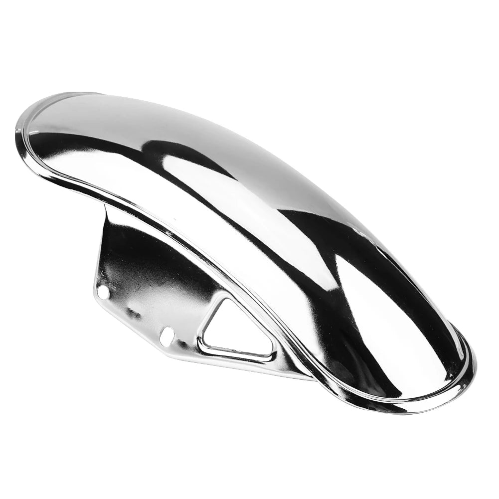 Front Fairing Cover Motorcycle Front Mud Flap Guard Fairing Mudguard Cover for GN125 GN250 Mud Flap Guard Qme Silver