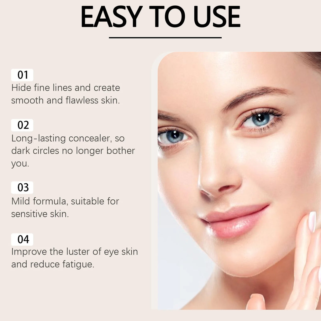 Concealer Lightweight Natural Coverage Of Skin Blemishes Spot Acne Print Cover Dark Circles Long-Lasting Non-Removing Makeup Qme