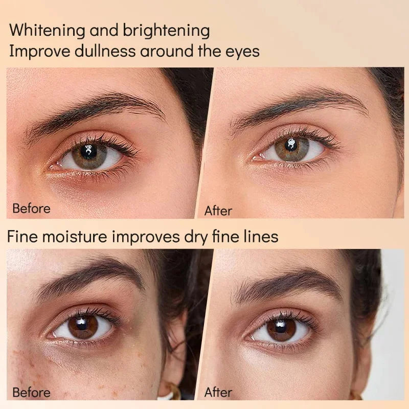 Instant Wrinkle Remove Eye Cream Collagen Remove Fine Lines Eye Bags Anti Dark Circle Puffiness Moisturizing Firming Eye Care Qme
