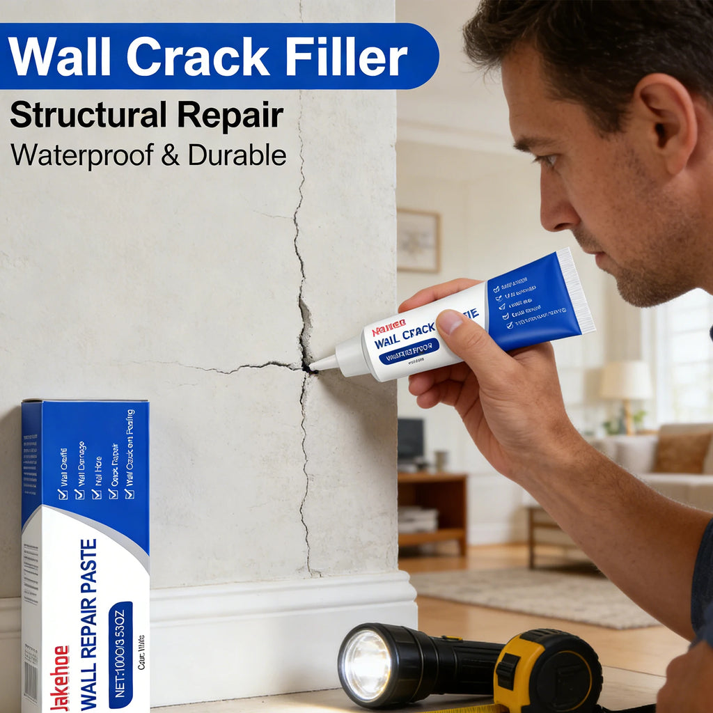 Wall Repair Paste Repair Wall Damage & Graffiti Fill Nail Hole Prevent Wall Cracking Peeling Restore Smoothness Wall Repair Kit Qme