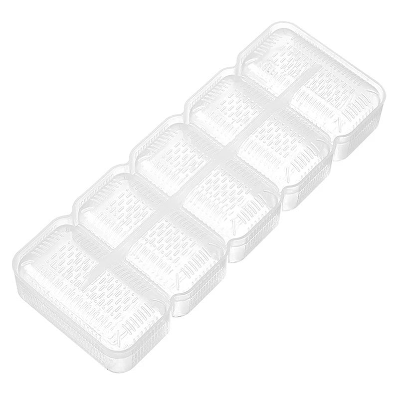 5 10 Grids Sushi Non-stick Pressure Storage Box Rice Ball Mold Lunch Qme 5 Consecutive