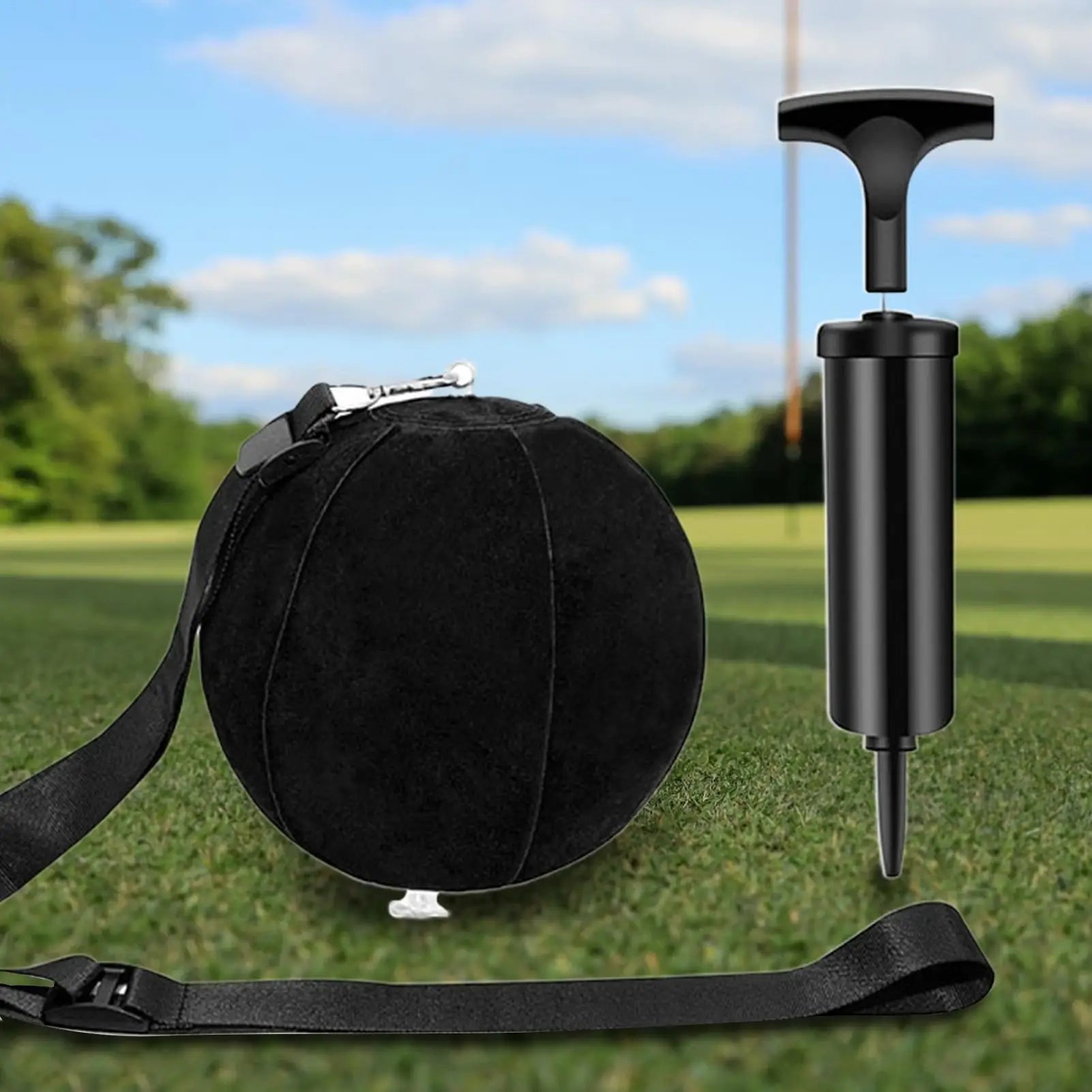 Golf Training Aid Ball Inflatable Practical Golf Training Equipment Lightweight Swing Trainer Accessory For Men Women Qme