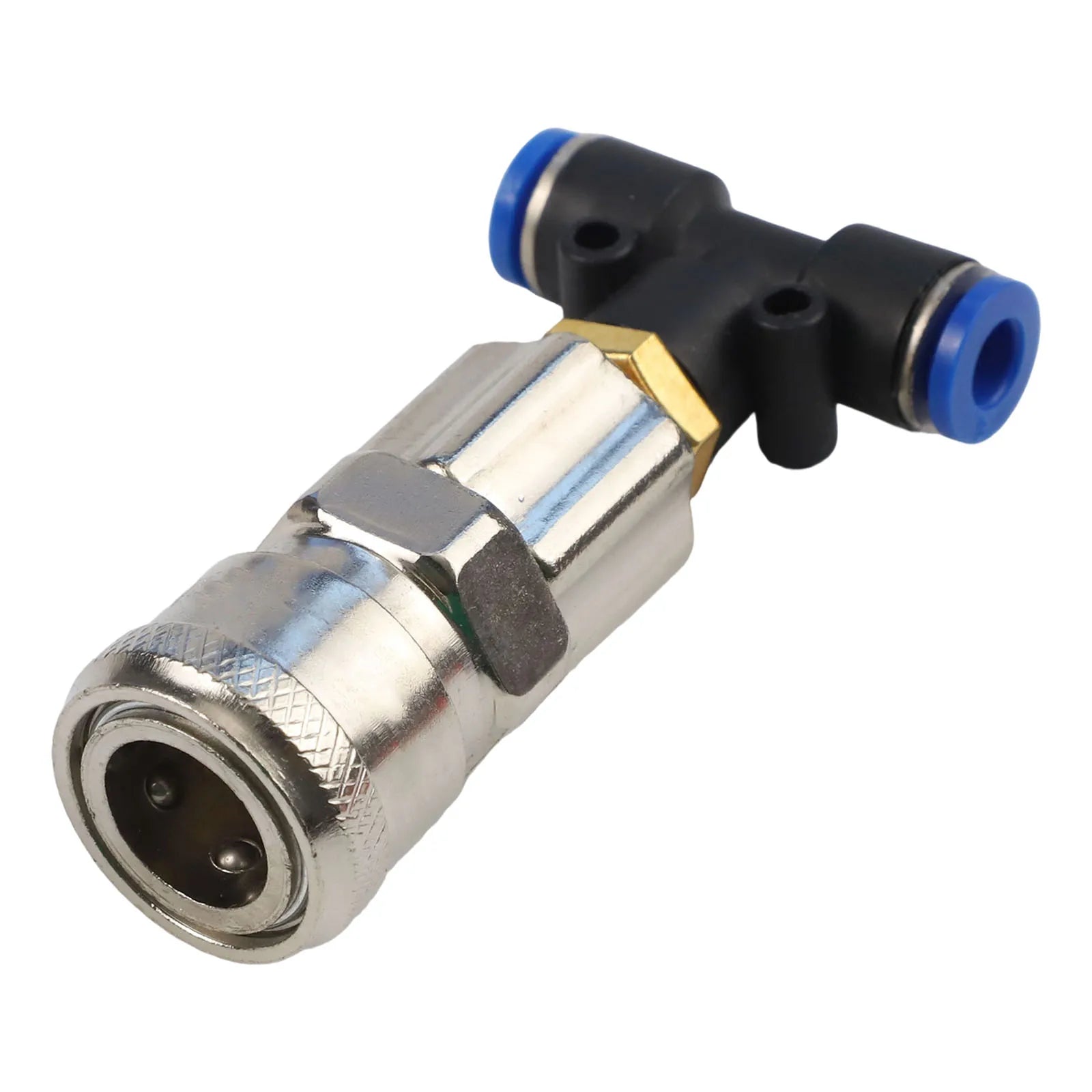 1 PC Three-way Straight Through Joint Pneumatic Tank Connector Pneumatic Fitting For Trucks And Trailers Pneumatic Qme