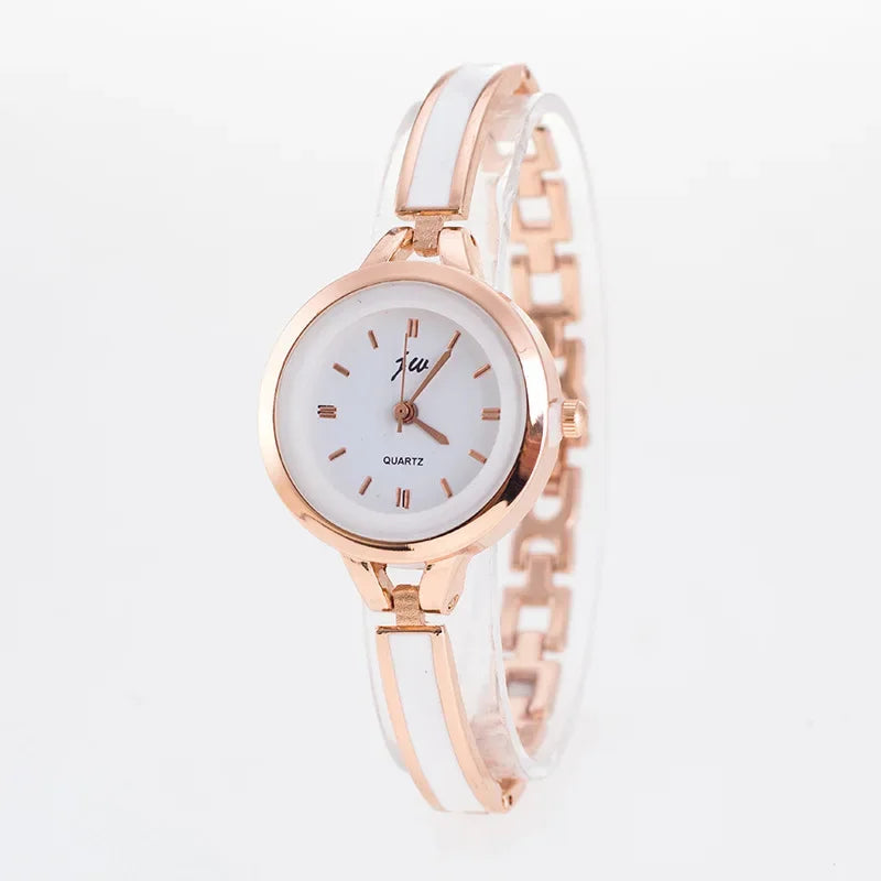 Famous Brand Rose Gold Silver Casual Quartz Watch Women Mesh Stainless Steel Dress Women Watches Qme