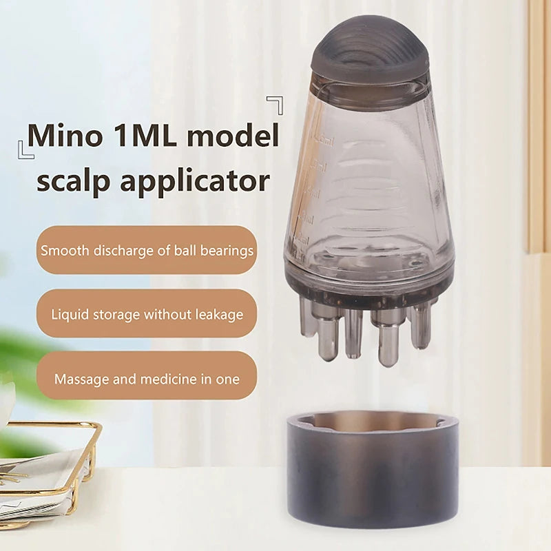 Scalp Applicator Comb Hexagonal Roller Ball Tool Hair Regrowth Qme Default Title