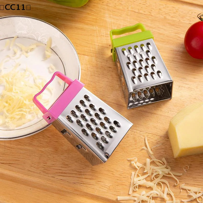 Mini Stainless Steel Four-sided Cucumber Grater Fruit Planer Cheese Qme