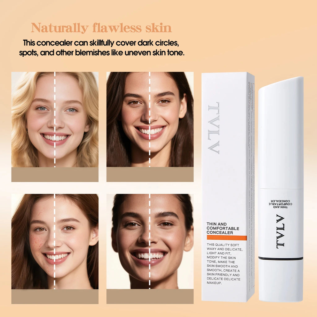 Concealer Double Head Design Light Thin Covers Facial Defects Creates Qme