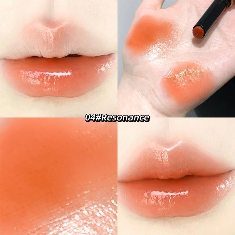 Gege Bear Pressing Moisturizing Lip Gloss Lightweight& L Ong-lasting Qme GX1186-04