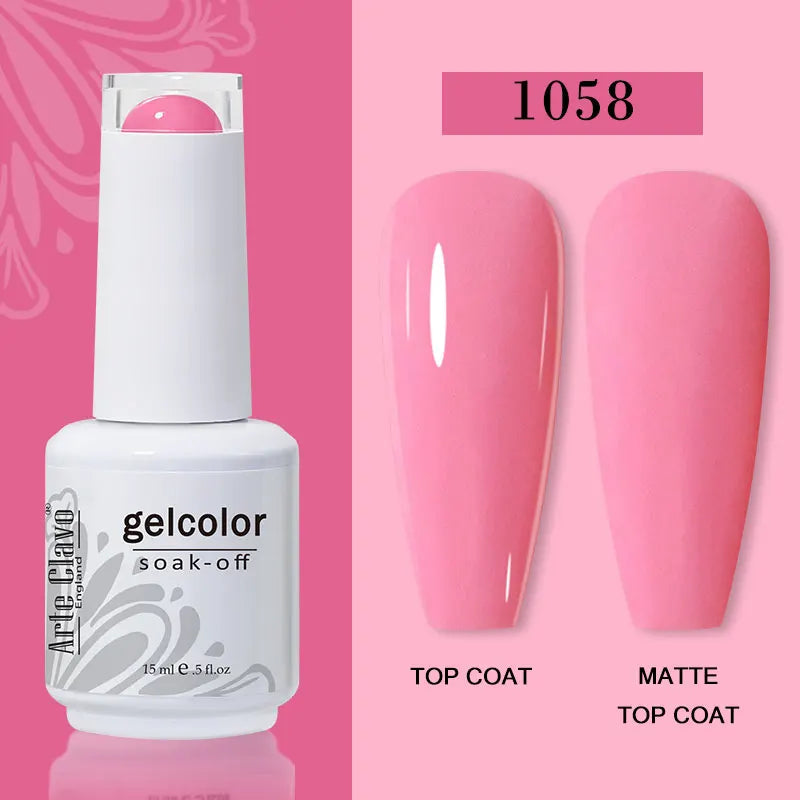 Arte Clavo Red Series Nail Polish Party Colors Gel Varnishes All