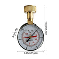 Water Pressure Tester Precision Waterproof 60-140 PSI Easy Read Qme China Mainland A