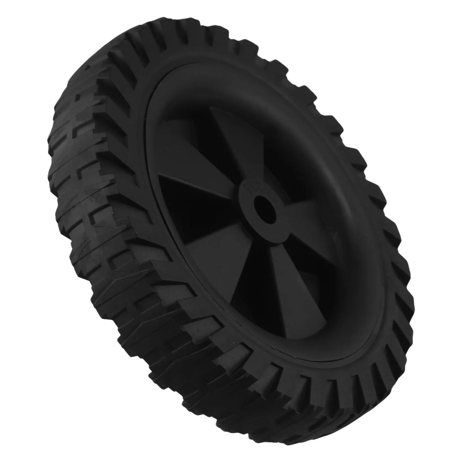 7inch Air Compressor Wheels Replacement Parts Shock Absorption Non-Slip Silent Air Compressor Caster Wheels Qme