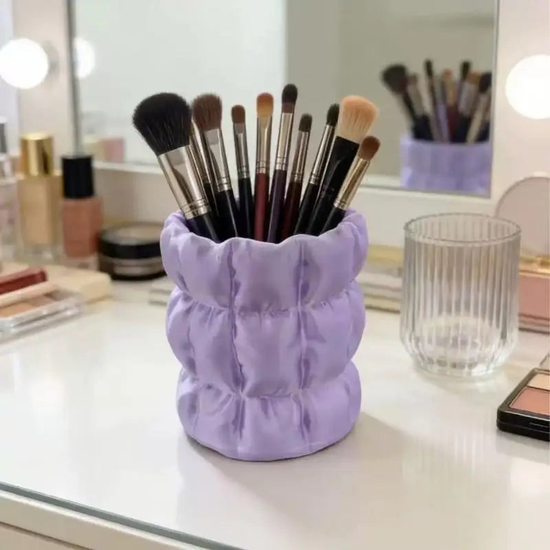 Makeup Brush Storage Holder Premium Elegant Large Capacity Cosmetic Qme