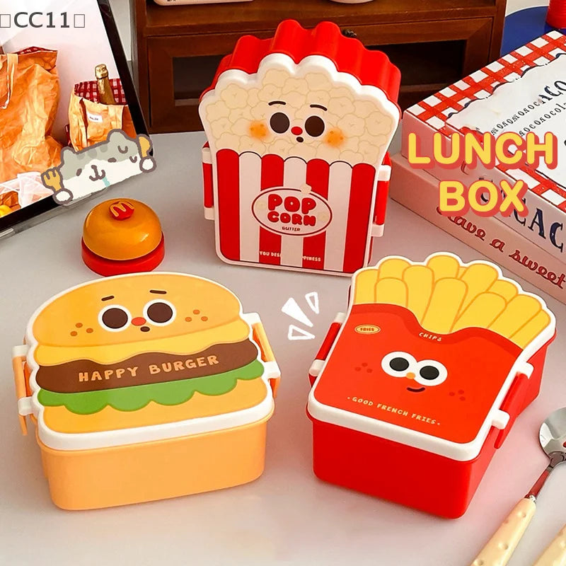 CC11Student Lunch Box Bento Salad Fruit Separation Preservation Qme