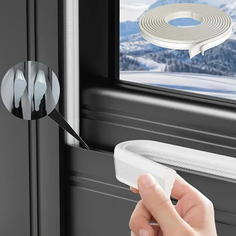 Self Adhesive Weather Stripping Tape Doors Windows Windproof Qme