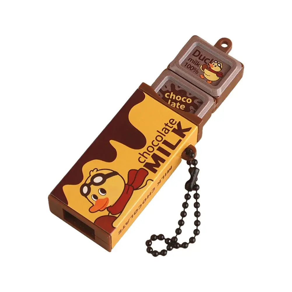 Fidget Toy Decompression Simulated Chocolate Stress Relief Keychain Qme Yellow