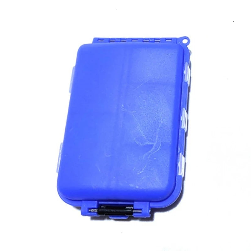 Luya Box Accessories Fishing Storage Double-layer Bait Sorting Sequin Qme blue