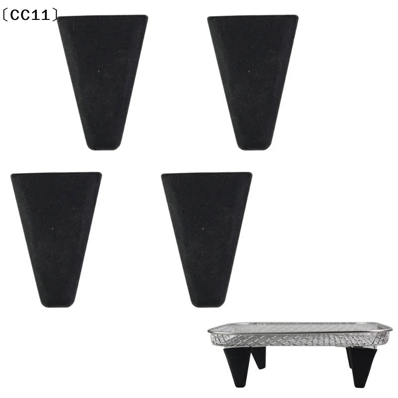 4 6 Dewatering Rack Buffer Pad Air Fryer Silicone Feet Steam Qme