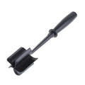 1pc Handheld Meat Chopper High-quality Heat-resistant Masher Mix Grind and Mash Minced Meat Kitchen Meat Cutter Qme black