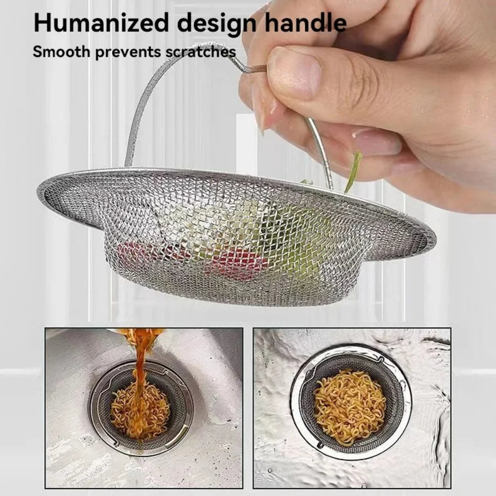 1/2Pcs Stainless Steel Kitchen Sink Filter Stainless Steel Kitchen Sink Filter, Garbage Food Residue/Hair Catcher Qme
