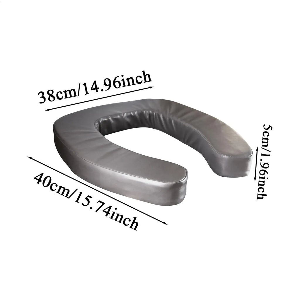 Toilet Seat Riser Ergonomic Portable Assistance Non-slip Padded Lift Qme