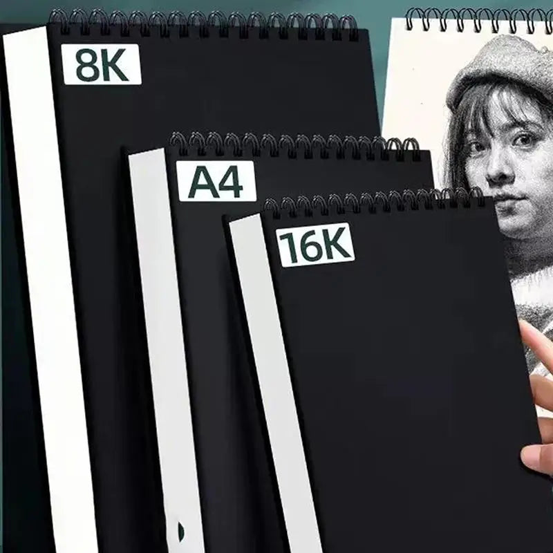 Spiral Sketch Book Art 30 Sheets Acid 8K 16K A4 A5 A6 Drawing Pad Qme