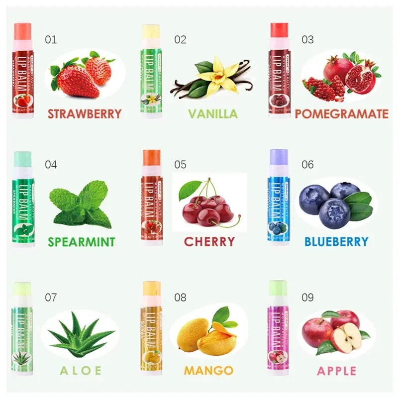 DNM 18 Colors Moisture Lip Balm Nourishes Lips Reduce Lip Lines Long-Lasting Natural Aloe Lipstick Anti Aging Lip Care Lipstick Qme