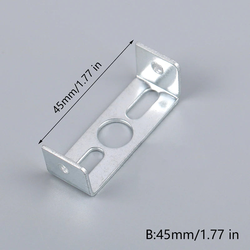 Bracket Ceiling Plate Mounting Iron Bar Fixed Screws Lamp Replacement Qme B
