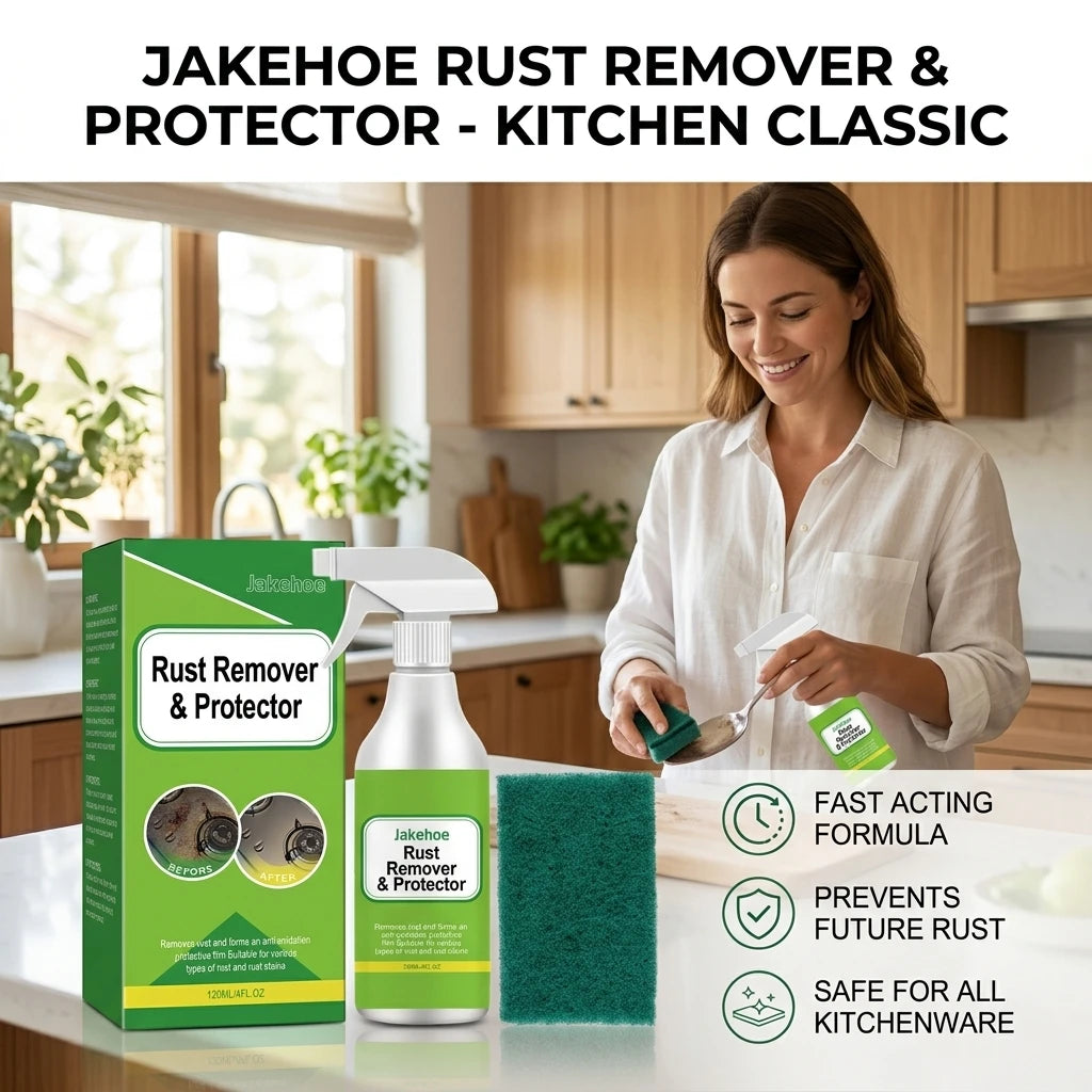 Metal Rust Remover Anti-Oxidation Dissolving Rust Stains Fast Acting Long-Lasting Protective Film Household Rust Removing Spray Qme