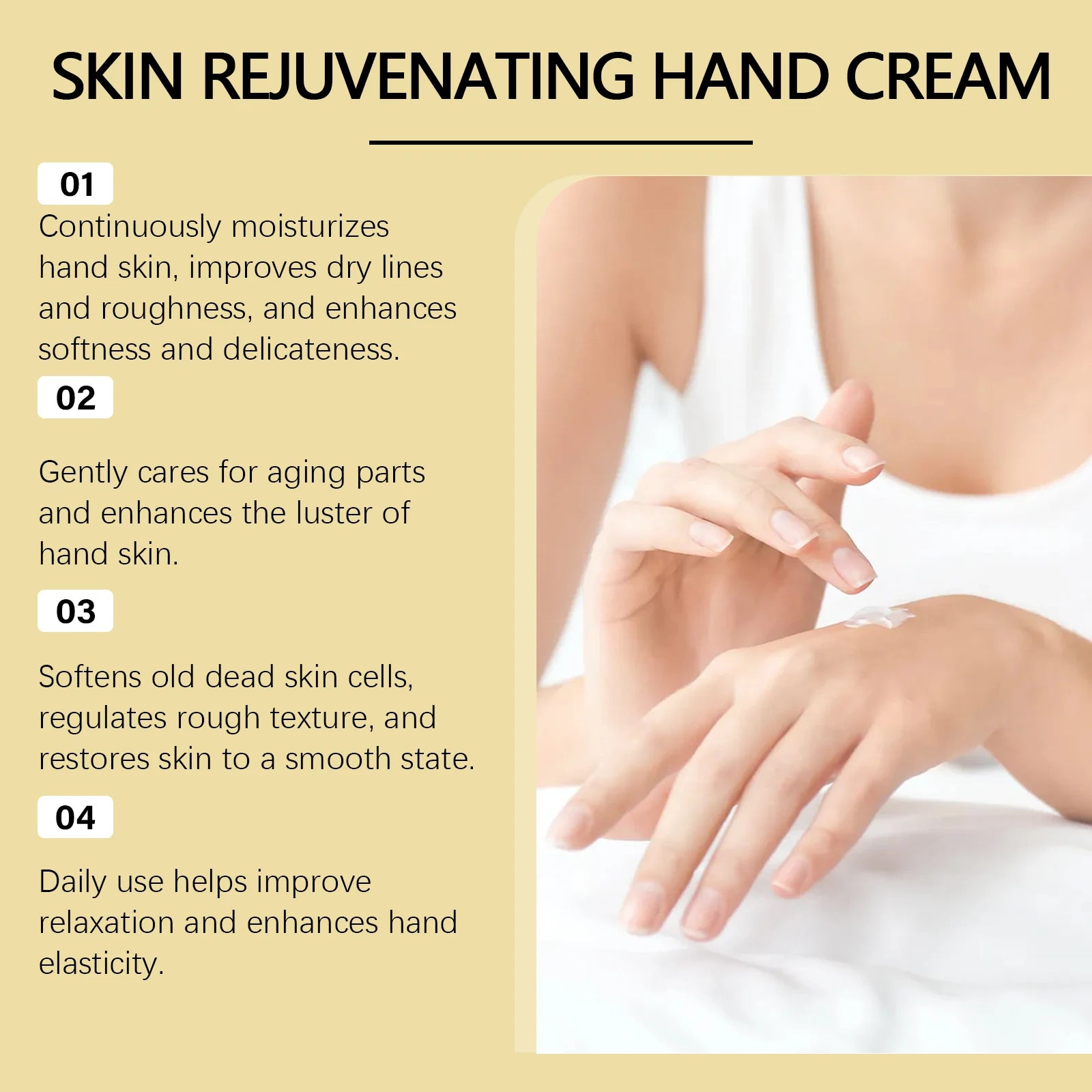 Moisturizing Hand Cream Improve Dryness Skin Nourishing Soften Brightening Hydrating Anti Chapped Hand SkinCare Quick Absorb Qme