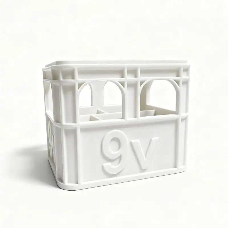 3D Printed Battery Storage Box DIY Beer Crate No. 5 Aa No. 7 Aaa 18650 Battery Stackable Storage Basket Storage Box Qme