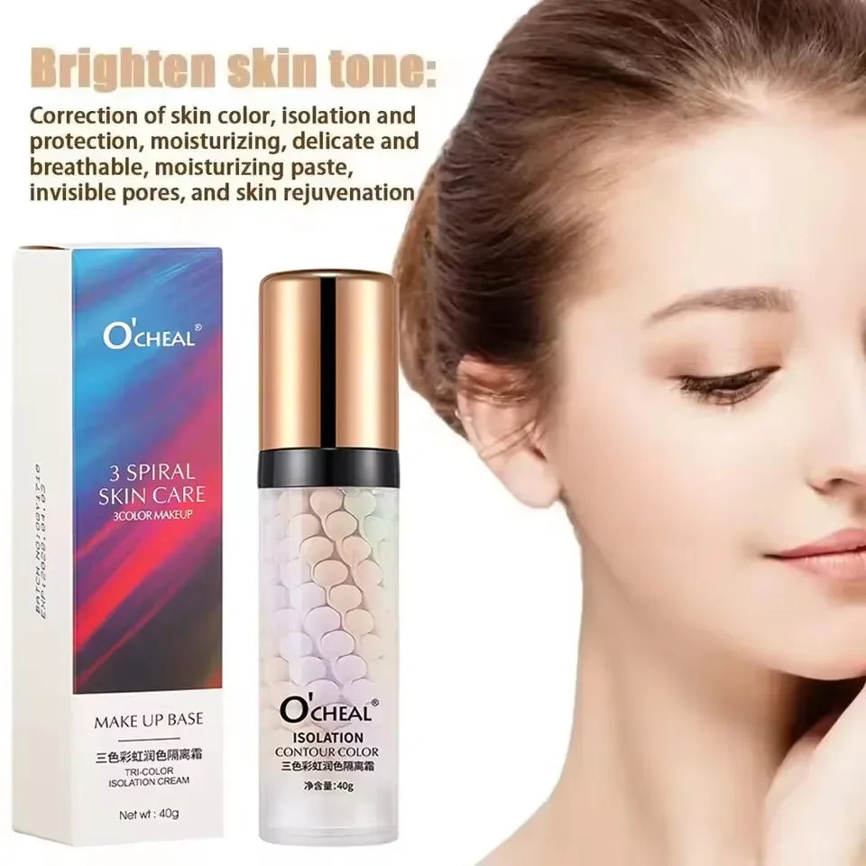 Makeup Primer Breathable BB Cream Not Sticky Face Foundation Intensive Moisturizes Provide Deep Moisture Helps Brighten Skin Qme