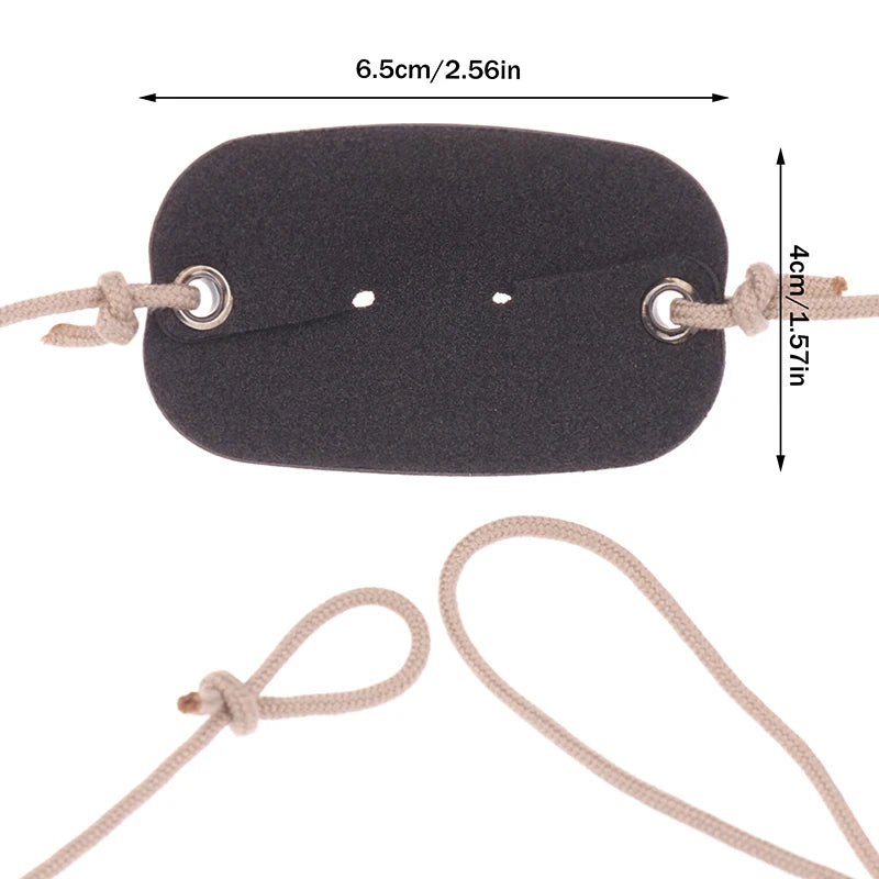 Handmade Leather Throwing Sling Outdoor Sports Camping Shooting Qme