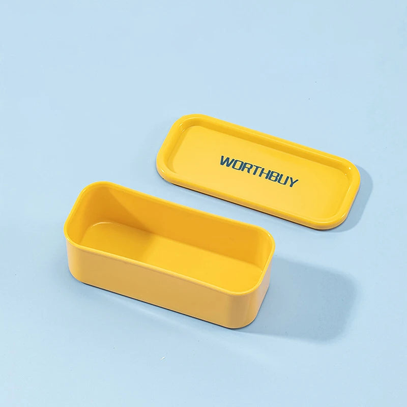 Portable Travel Box Cotton Swab Holder Case Detal Floss Jewelry Qme Yellow