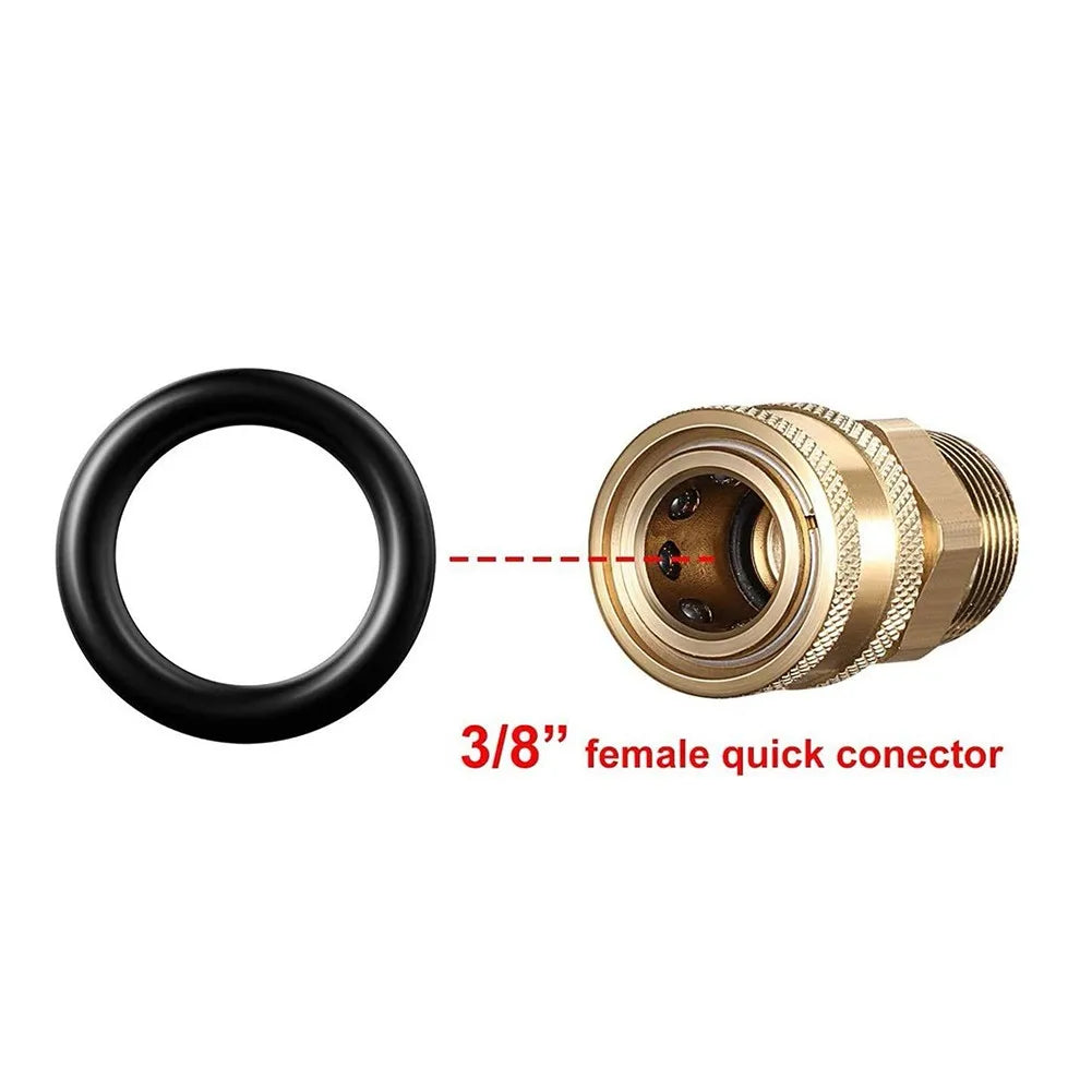 40PCS 3/8 O-Rings Kit For Pressure Washer Hose Quick Disconnect Garden Irrigation Tools Accessories Replacement Qme