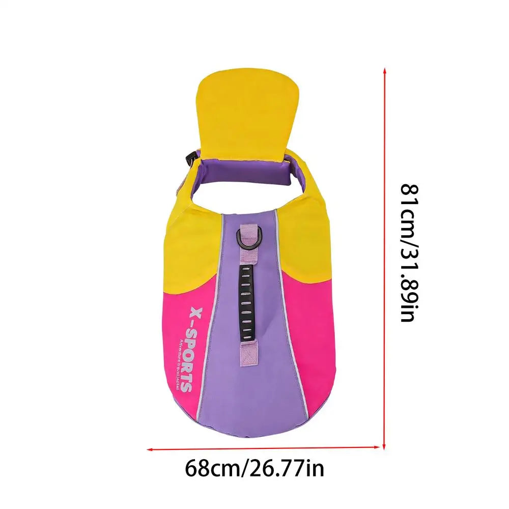 Puppy Float Vest Reflective Adjustable Safety Swimsuit Puppy Swim Vest For Pool Beach Lake River Boat Water Outdoor Home Travel Qme 03 China Mainland