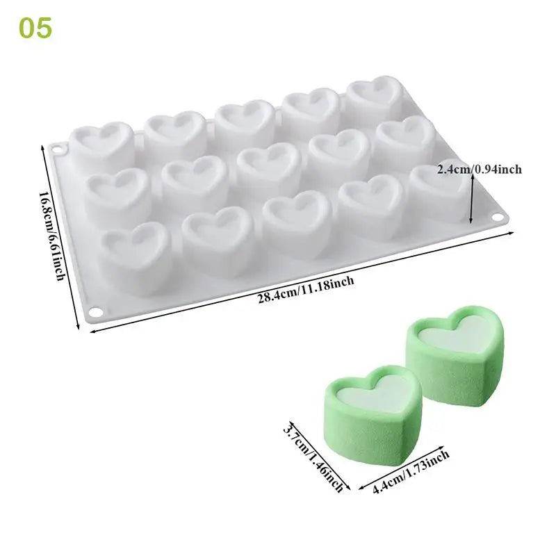 Round Silicone Cake Mold Cylinder Shape Flexible Reusable Baking Tray Qme 5