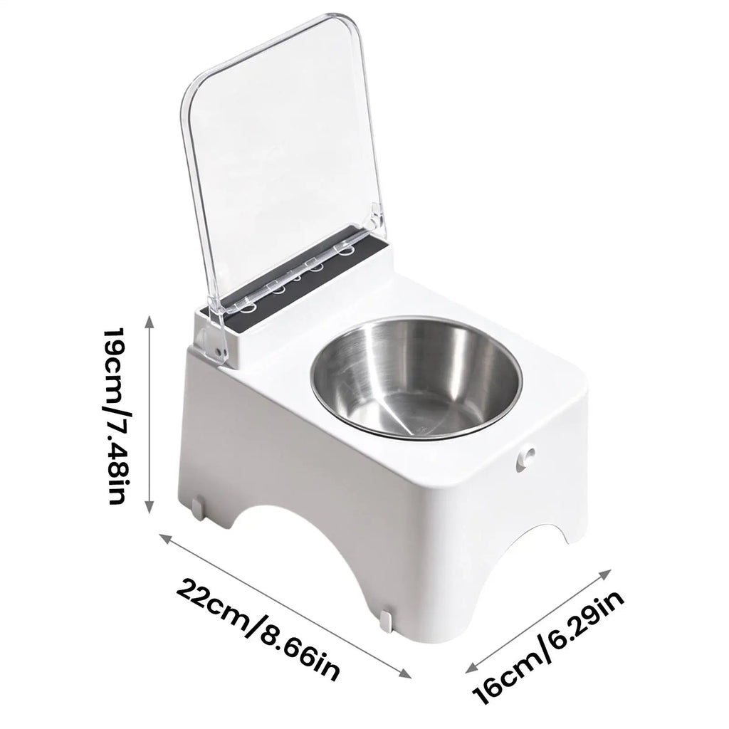 Cat Bowls Automatic Smart Sensing Cat Food Dish For Kitten Pet Indoor Outdoor Living Room Kitchen Home Daily Qme