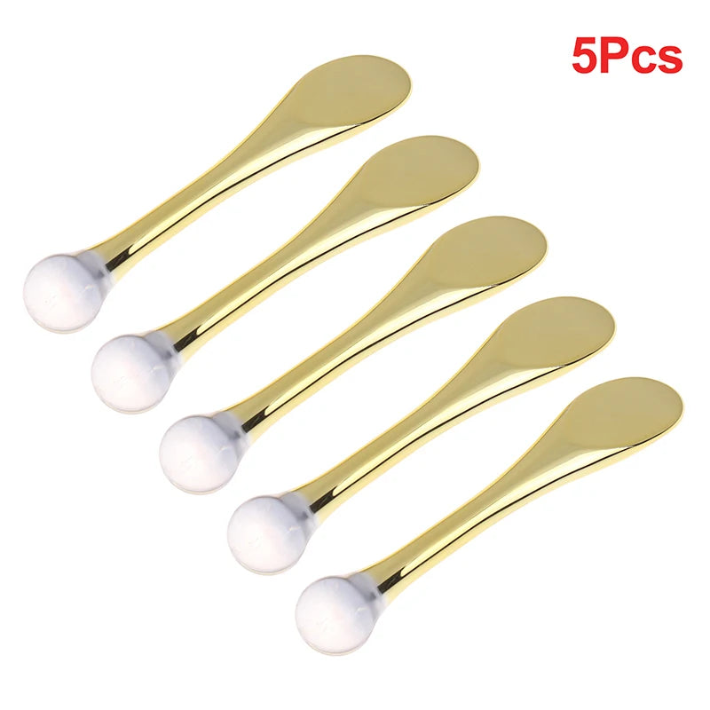 1 5 Eye Cream Applicator Spoon Roller Massage Stick Cosmetic Spatulas Qme 5Pcs Yellow