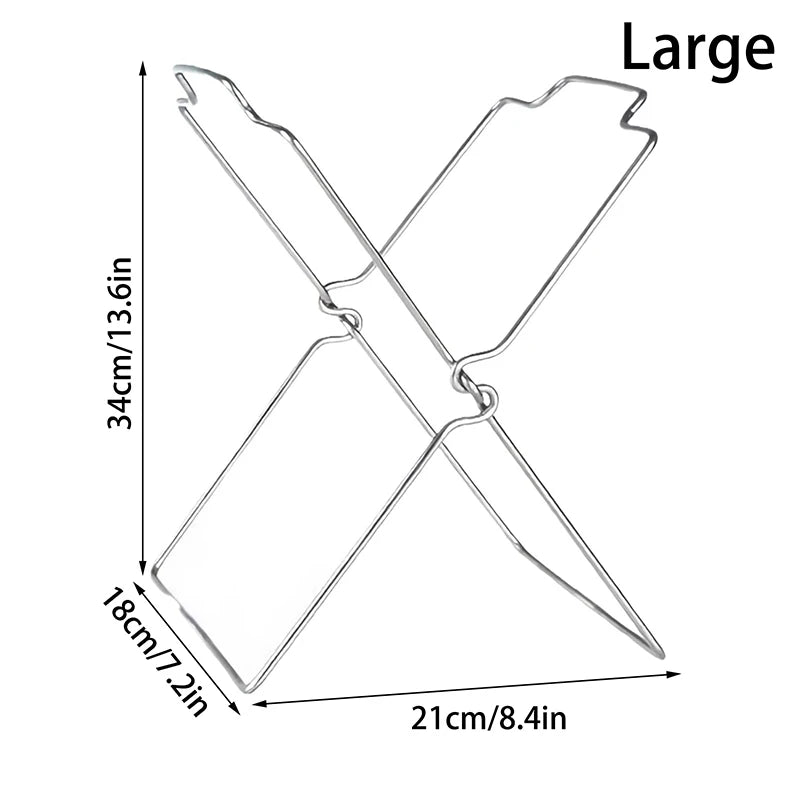 Multifunctional Outdoor Household Garbage Rack Foldable Kitchen Qme Large