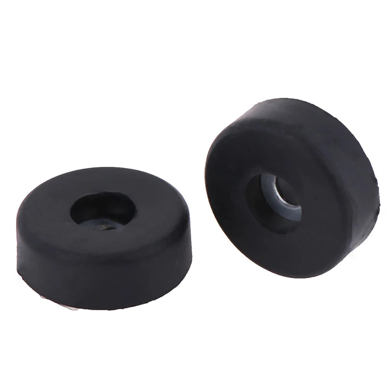 .4Pcs Plastic Bumpers Embedded Washer Feet Pad Instrument Holder 30x10mm. Qme