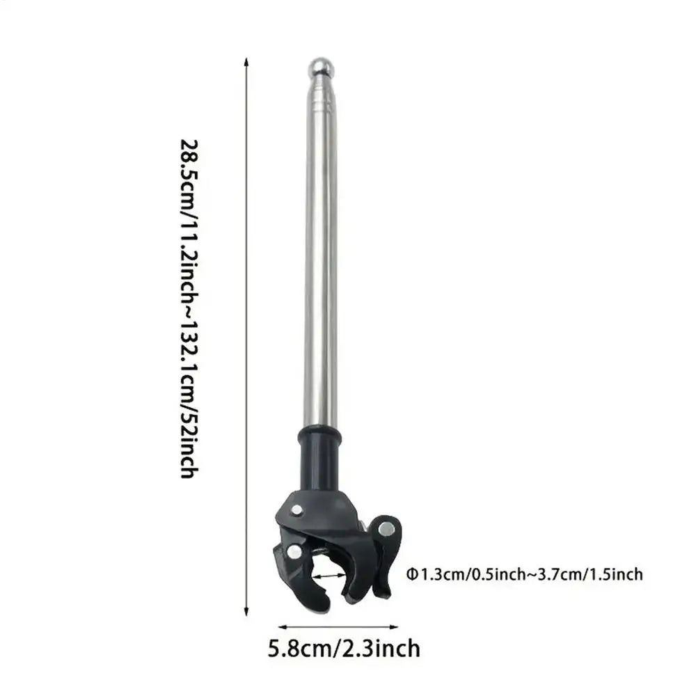 Motorcycle Flag Mount 1 3-Meter Telescopic Adjustable Stainless Steel Qme 130cm China Mainland