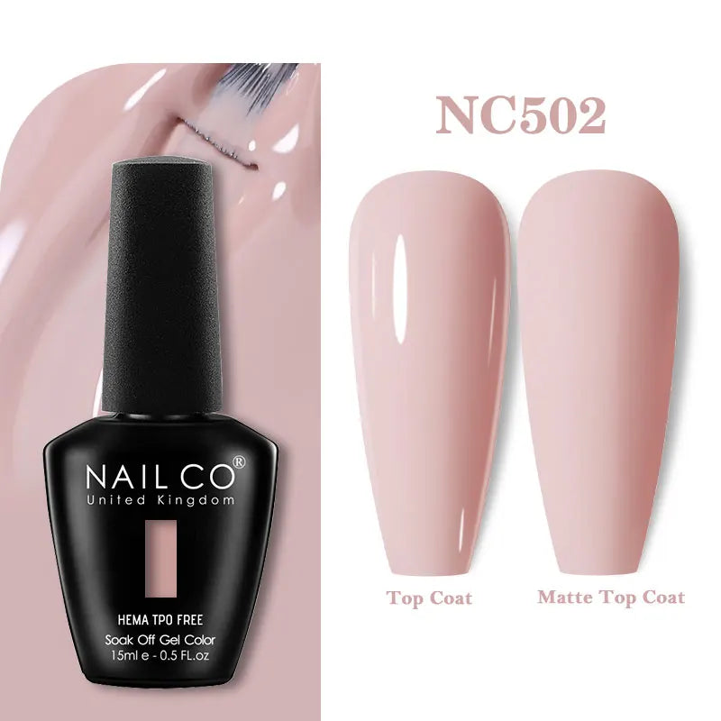 NAILCO Coat Base Gel Nail Polish Nails Art Semi Permanent Lacquer
