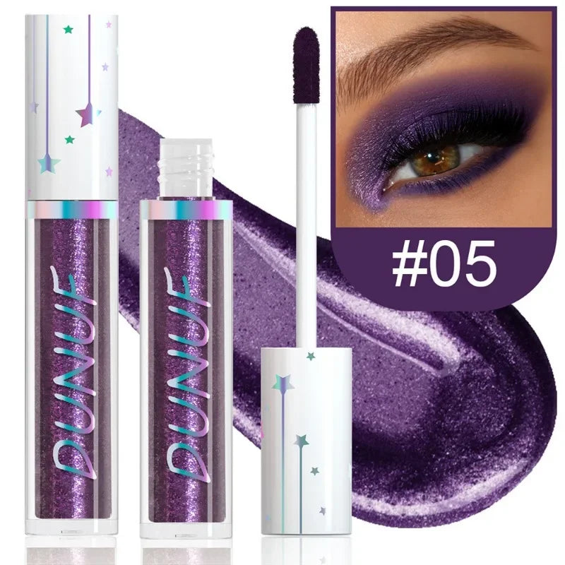 24color Eyeshadow Stick Liquid Eyeliner Metallic Green Pearlescent