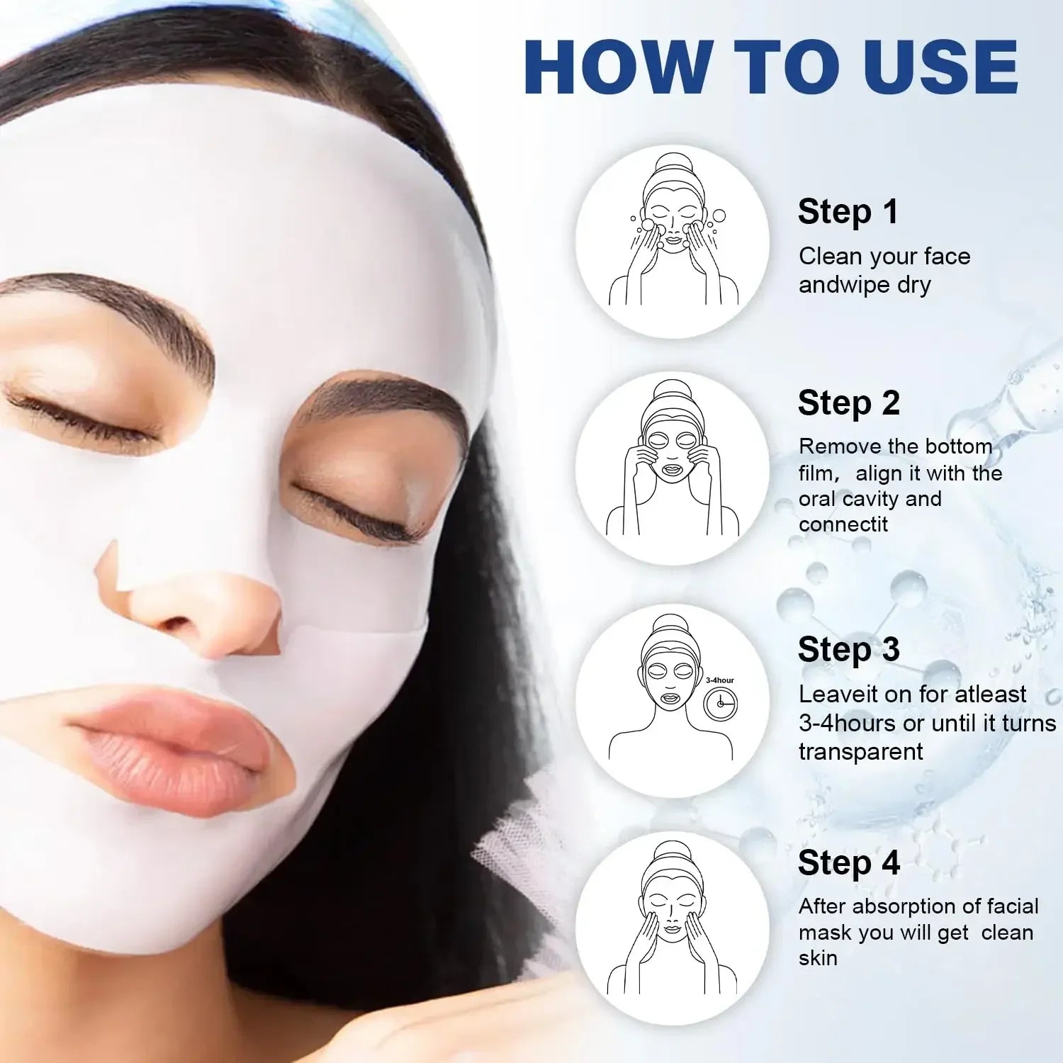 Deep Collagen Anti Wrinkle Lifting Mask Face Overnight Firming Qme